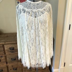 Kimichi Blue Dress Lace Urban Outfitters Bride 2 Be  S